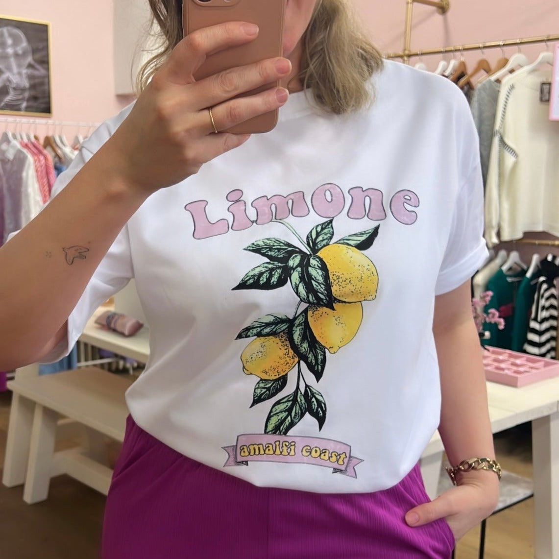 T-shirt Limone - Lila