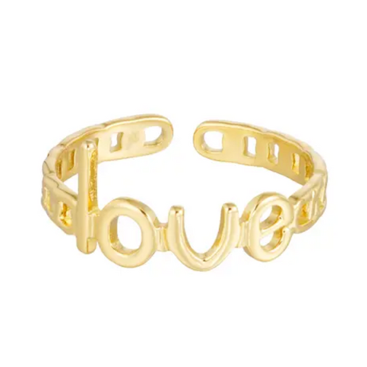 Gouden ring - Love